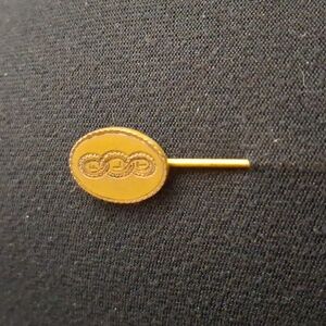 Vintage 1/20 12K Gold Filled Stick Pin | Art Deco Lapel Hat Pin